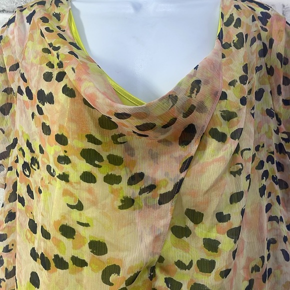 Simply Vera Wang Drawstring Sheer Top Cam Extra Large - Picture 9 of 11